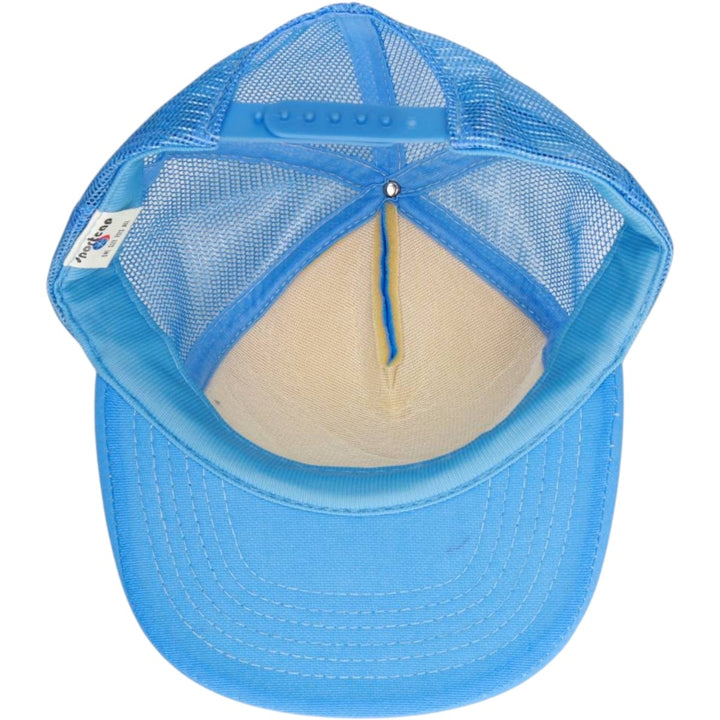 80s-90'S sport cap, Molson Golden advertising trucker cap, mesh cap, one size fits all. unclear Blue type light blue Vintage Second Hand