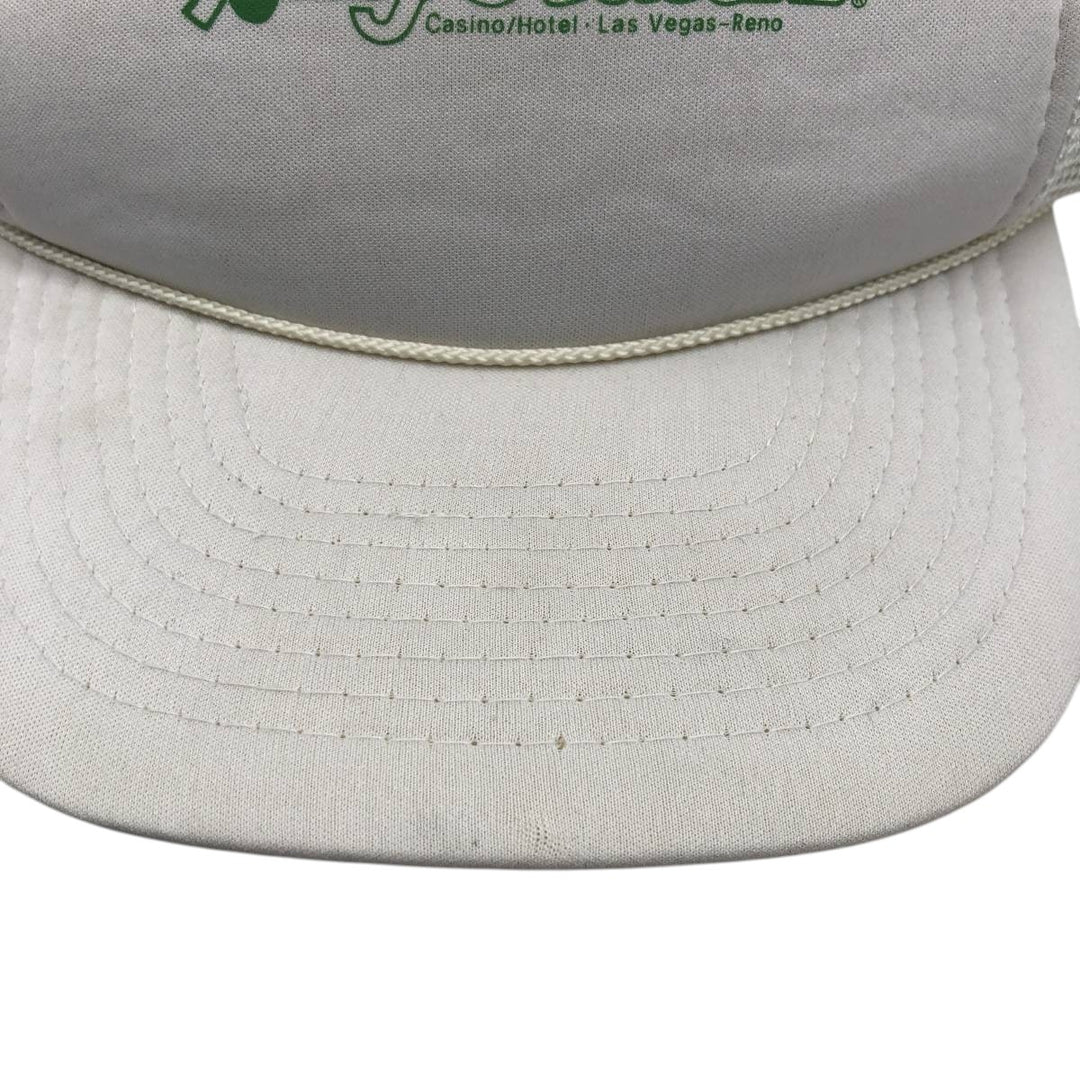 FRANK LEE IMPORTS Fitzgeralds Trucker Cap Advertising Mesh Cap One Size Fits All polyester white type Vintage Second Hand