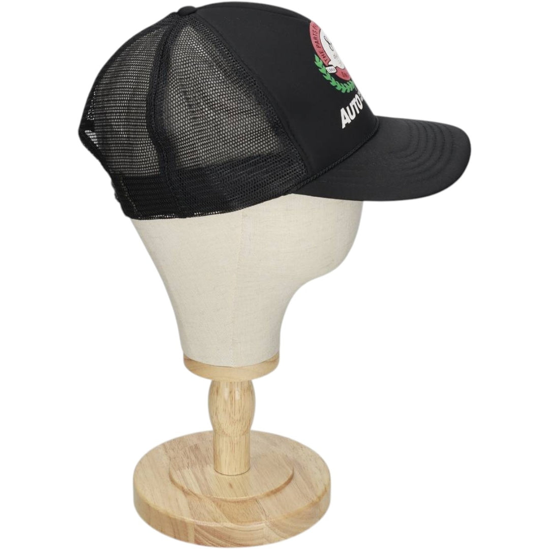 90'S AUTO TIRE AND PARTS Advertising Trucker Cap Mesh Cap One Size Fits All Vintage polyester black type Vintage Second Hand