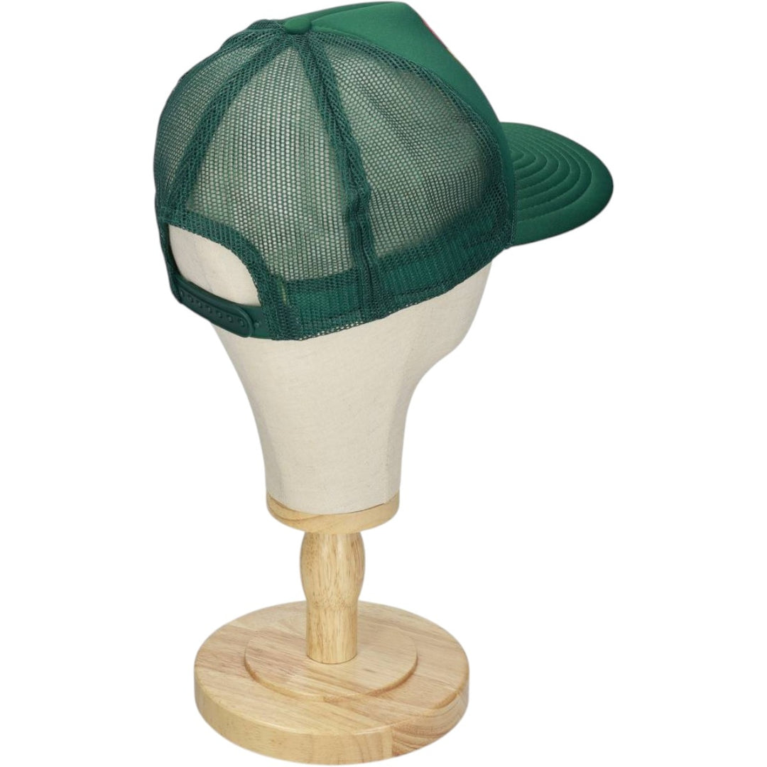 90'S AUTO TIRE AND PARTS Trucker Cap, Advertising Mesh Cap, One Size Fits All, Vintage polyester Green type dark green Vintage Second Hand