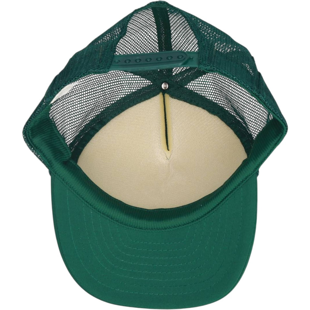 90'S AUTO TIRE AND PARTS Trucker Cap, Advertising Mesh Cap, One Size Fits All, Vintage polyester Green type dark green Vintage Second Hand