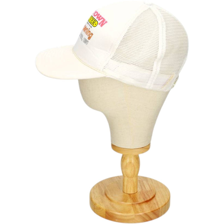 90'S SAM'S TOWN GOLD RIVER Advertising Trucker Cap Mesh Cap One Size Fits All Vintage unclear pale white type Vintage Second Hand