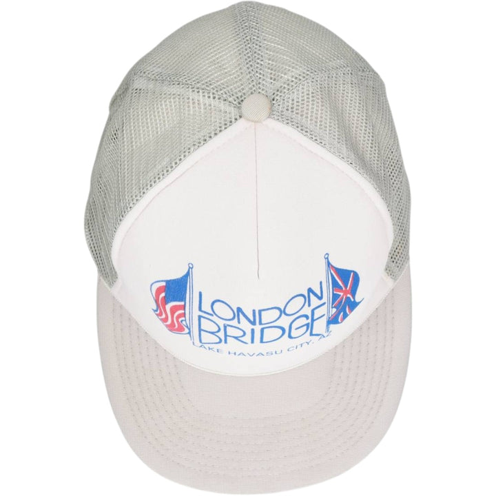 MOHR'S American Flag Advertising Trucker Cap Mesh Cap (One Size Fits All) polyester gray type Vintage Second Hand