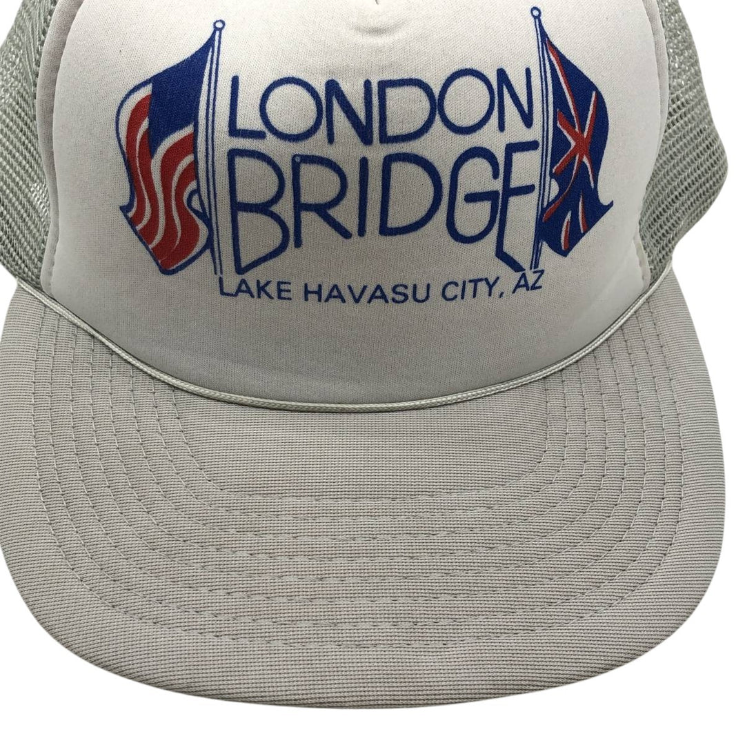 MOHR'S American Flag Advertising Trucker Cap Mesh Cap (One Size Fits All) polyester gray type Vintage Second Hand