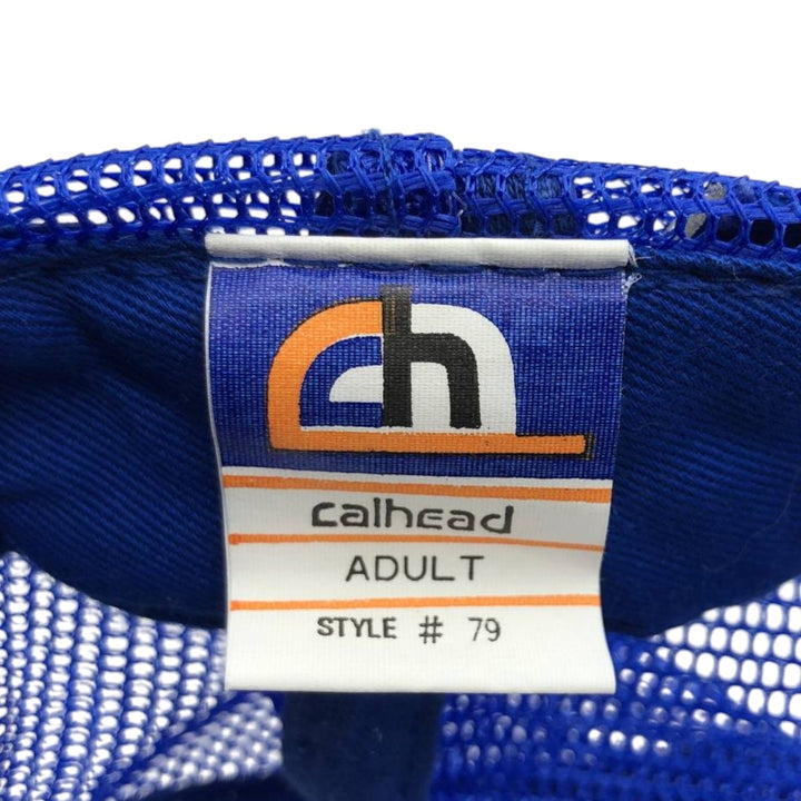 80s-90'S Calhead NHL St. Louis Blues Trucker Cap Baseball Cap 6-Panel Cap unclear blue type Vintage Second Hand