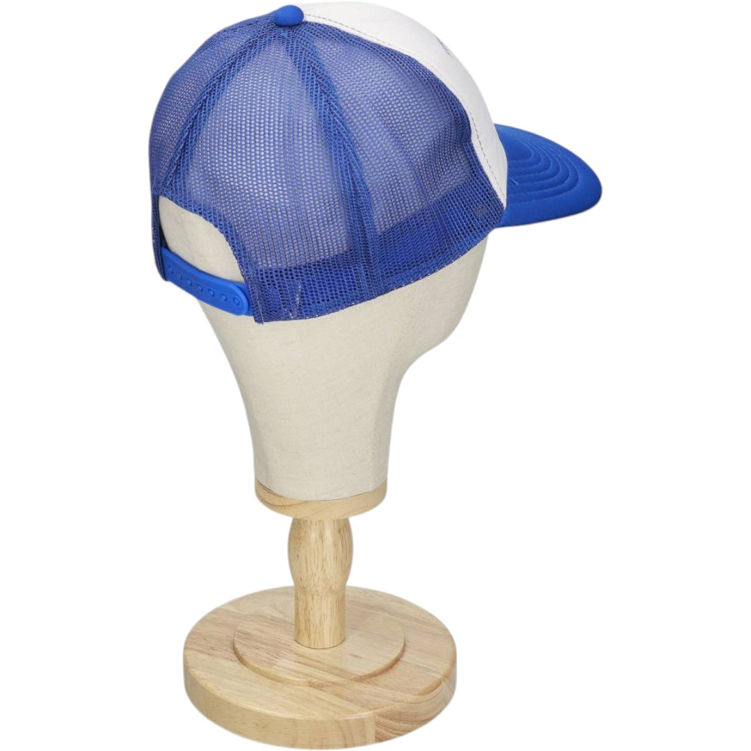YOUNG AN Trucker Cap, College Style Mesh Cap, One Size Fits All unclear blue type Vintage Second Hand