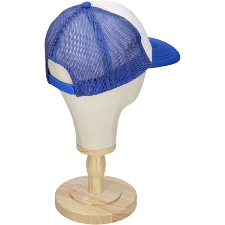 YOUNG AN Trucker Cap, College Style Mesh Cap, One Size Fits All unclear blue type Vintage Second Hand