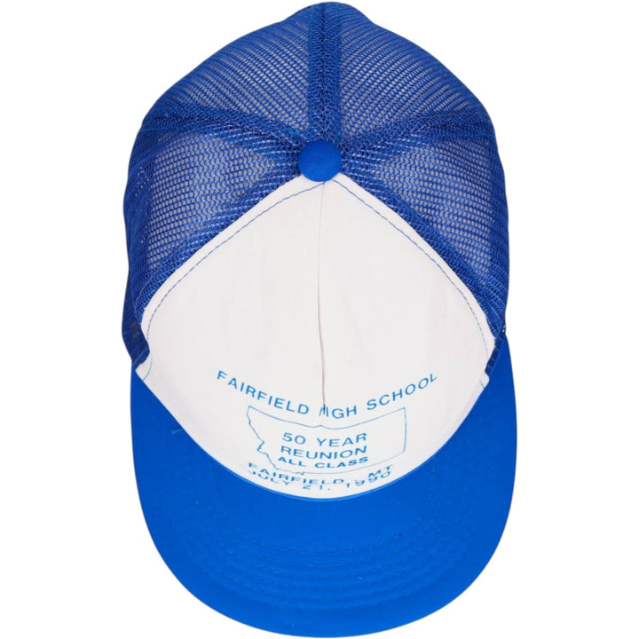 YOUNG AN Trucker Cap, College Style Mesh Cap, One Size Fits All unclear blue type Vintage Second Hand