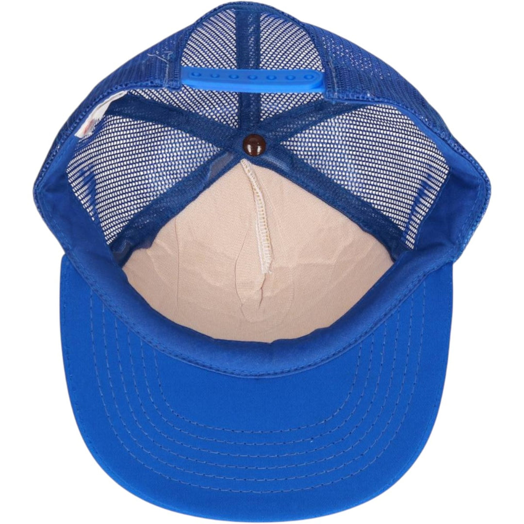 YOUNG AN Trucker Cap, College Style Mesh Cap, One Size Fits All unclear blue type Vintage Second Hand