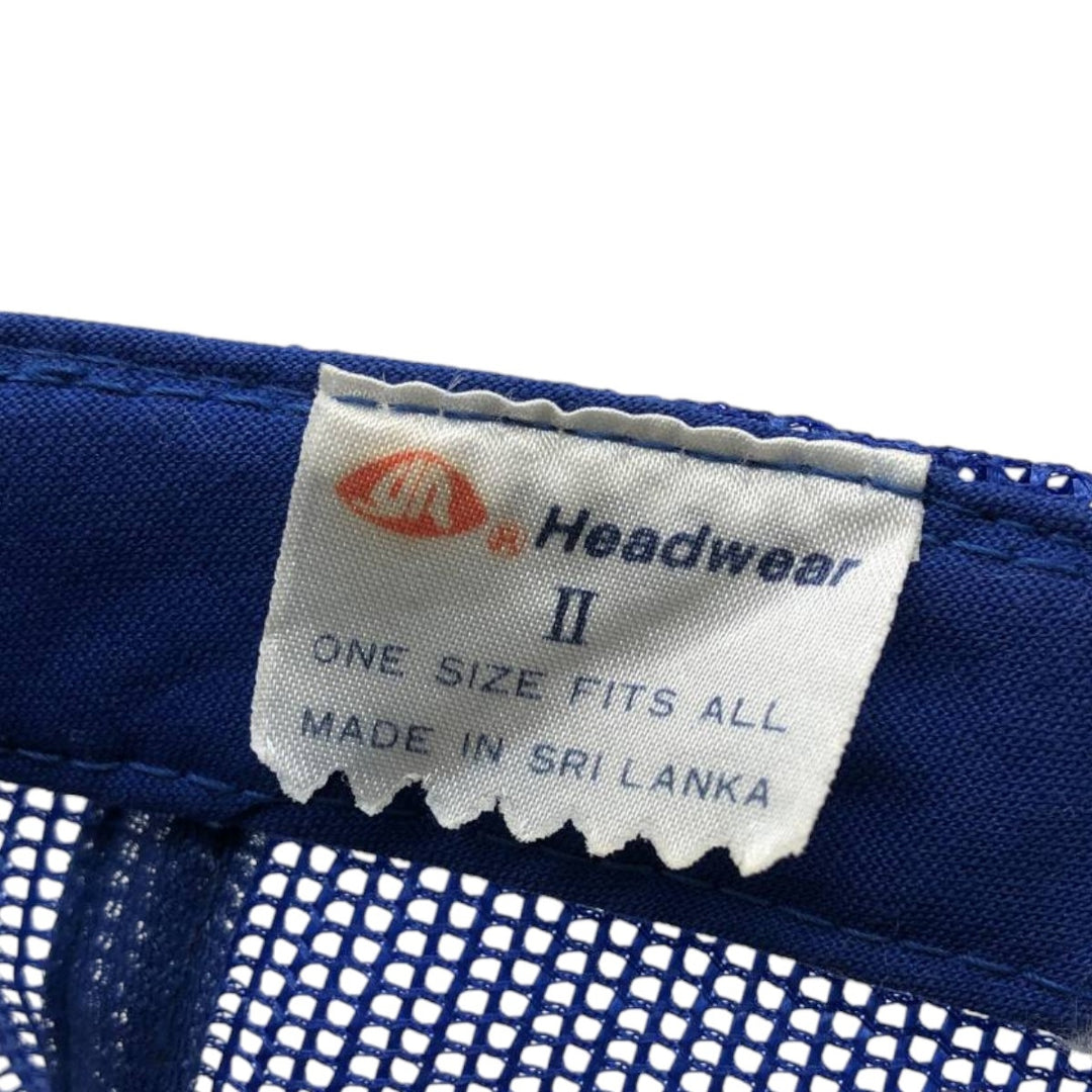 YOUNG AN Trucker Cap, College Style Mesh Cap, One Size Fits All unclear blue type Vintage Second Hand