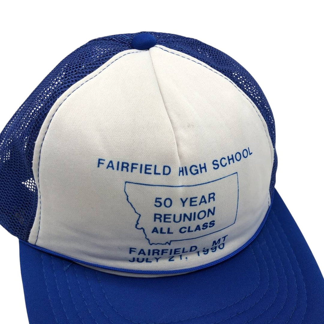 YOUNG AN Trucker Cap, College Style Mesh Cap, One Size Fits All unclear blue type Vintage Second Hand