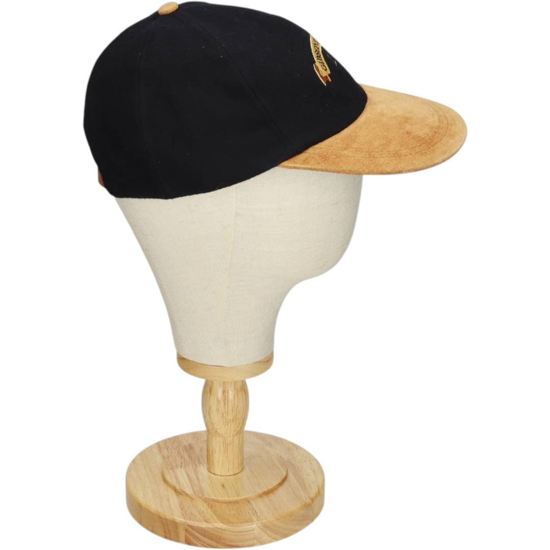 KP CAPS Advertising Two-Tone 6-Panel Cap (One Size Fits All) wool black type Vintage Second Hand