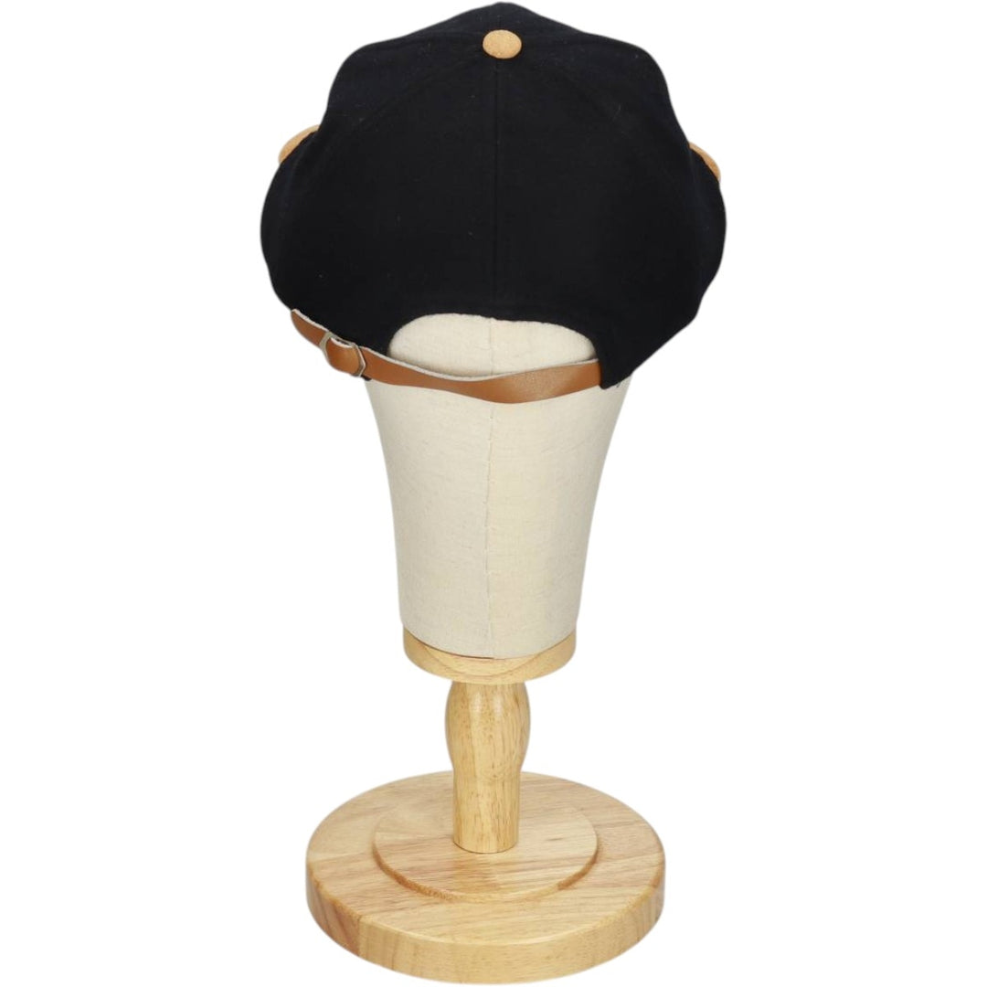 KP CAPS Advertising Two-Tone 6-Panel Cap (One Size Fits All) wool black type Vintage Second Hand