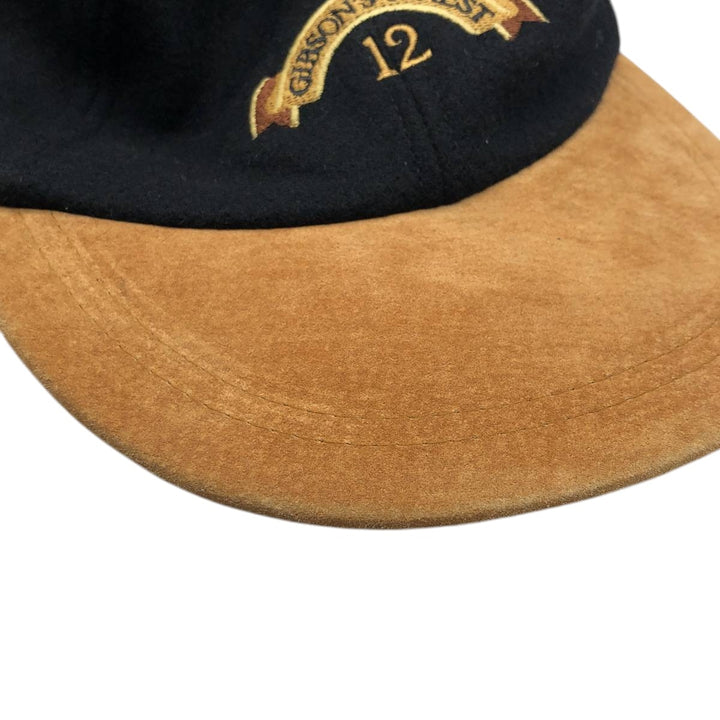 KP CAPS Advertising Two-Tone 6-Panel Cap (One Size Fits All) wool black type Vintage Second Hand
