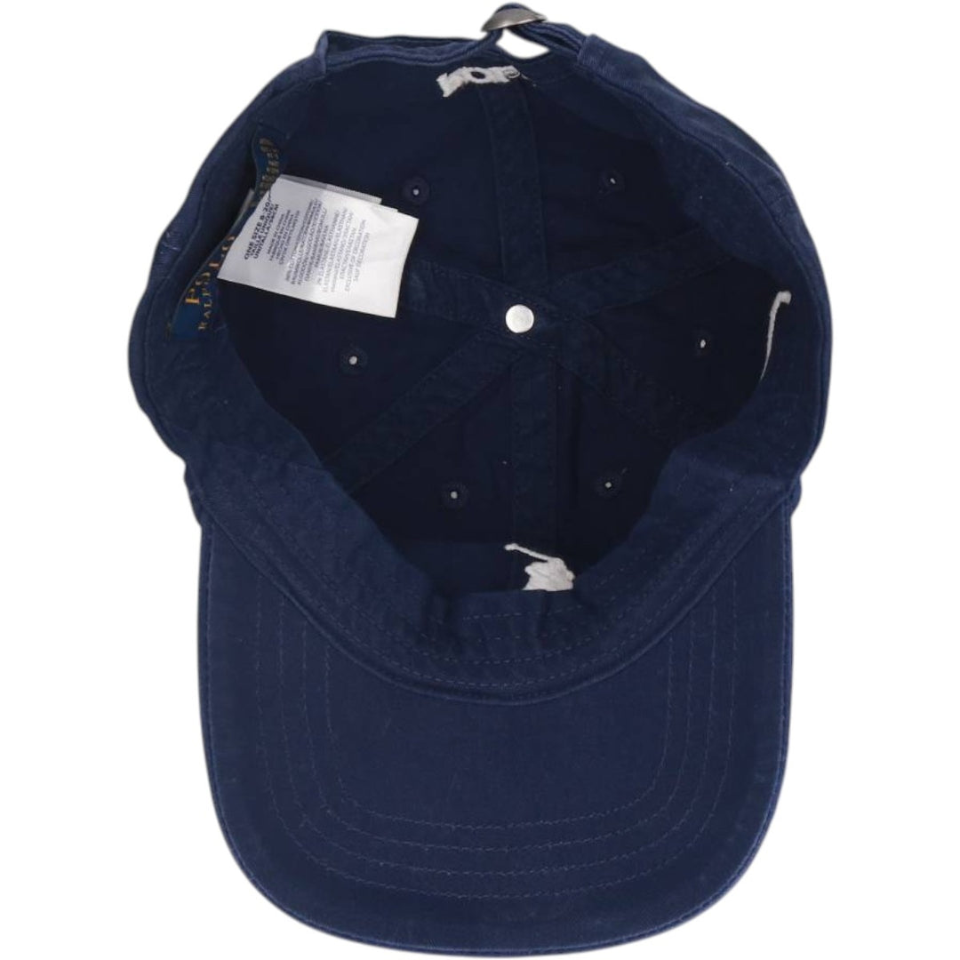 Ralph Lauren POLO RALPH LAUREN Big Pony 6-Panel Cap (One Size Fits All) cotton navy blue type Vintage Second Hand