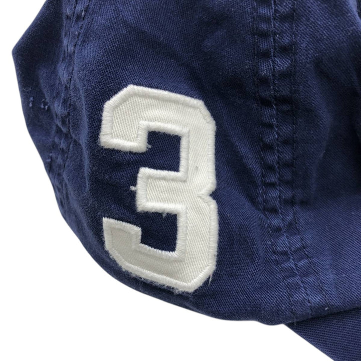 Ralph Lauren POLO RALPH LAUREN Big Pony 6-Panel Cap (One Size Fits All) cotton navy blue type Vintage Second Hand