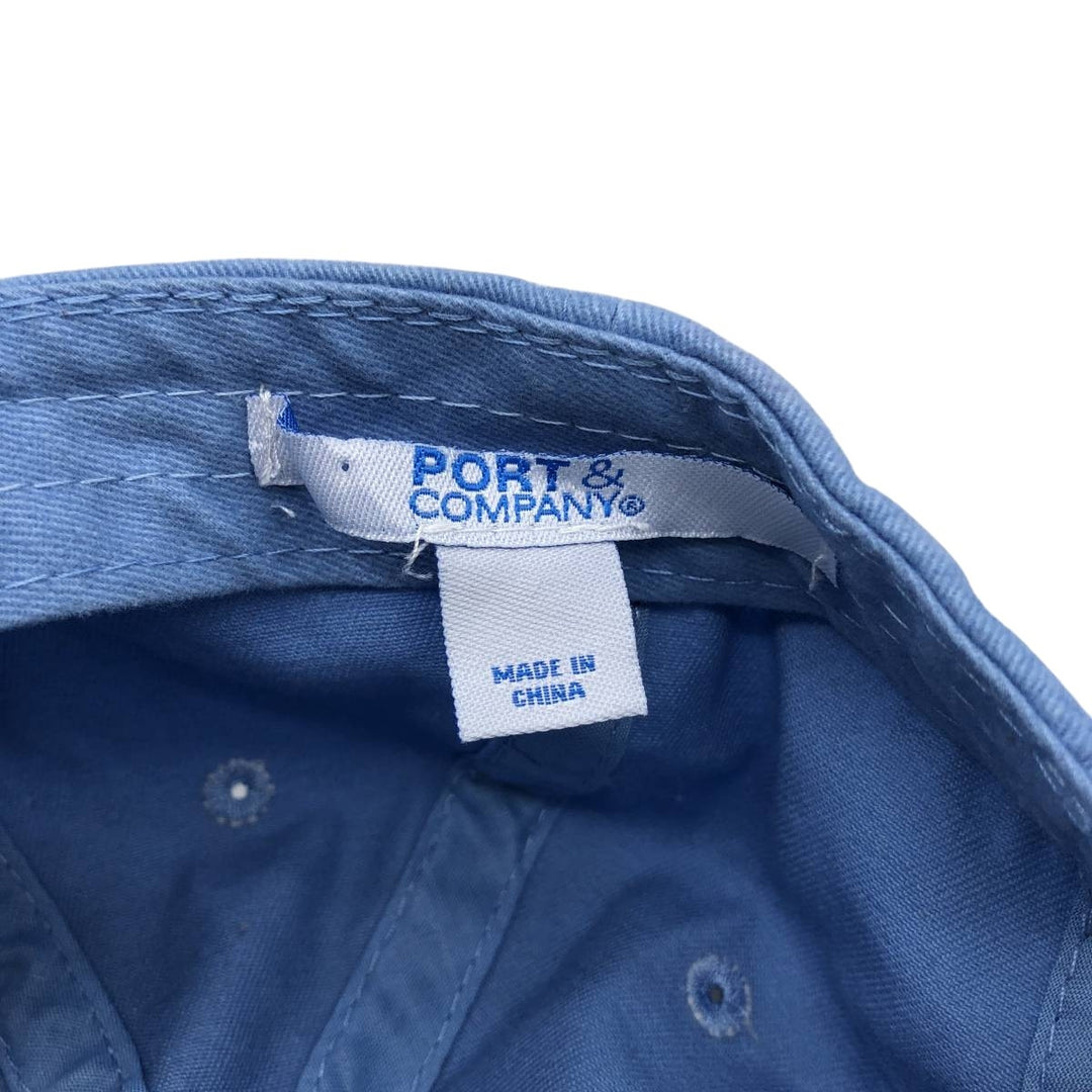 PORT AND COMPANY 6-Panel Cap, One Size Fits All cotton Blue type light blue Vintage Second Hand