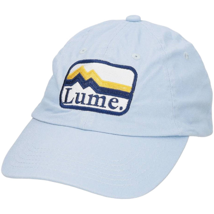 Lume Cannabis Co Dad Hat 6-Panel Cap (One Size Fits All) cotton Blue type light blue Vintage Second Hand