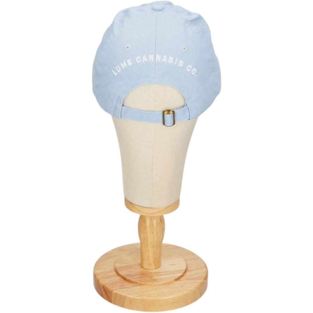 Lume Cannabis Co Dad Hat 6-Panel Cap (One Size Fits All) cotton Blue type light blue Vintage Second Hand