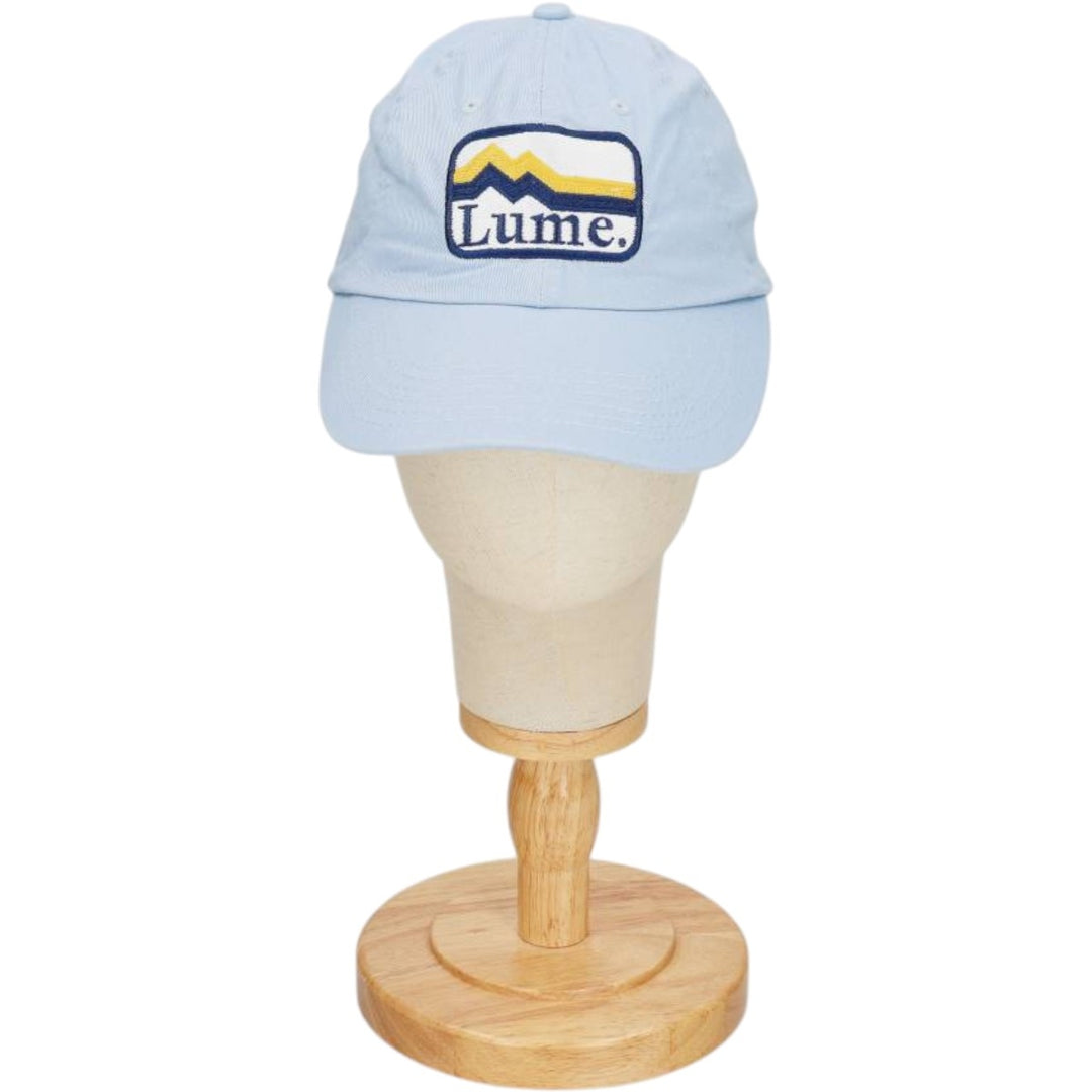 Lume Cannabis Co Dad Hat 6-Panel Cap (One Size Fits All) cotton Blue type light blue Vintage Second Hand