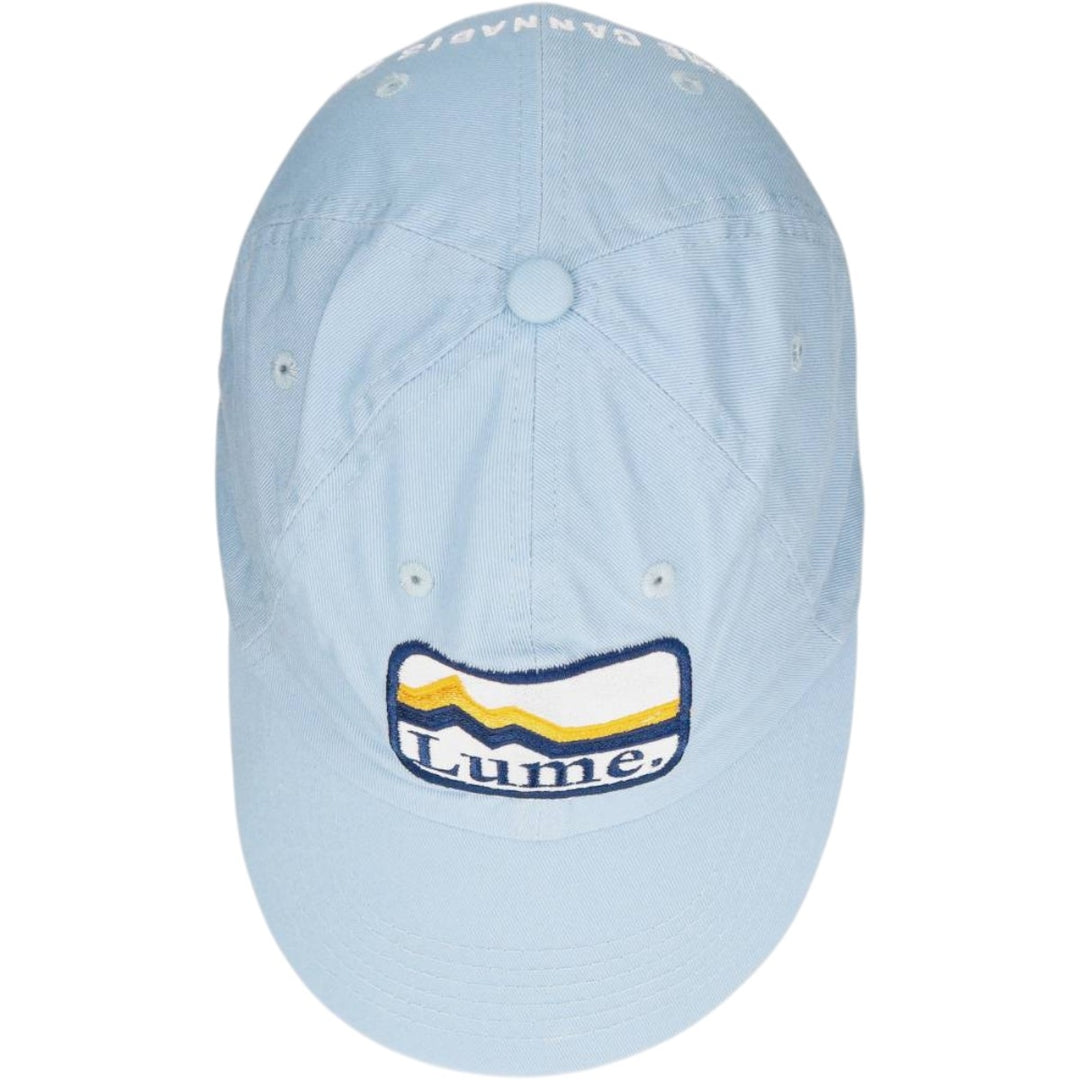 Lume Cannabis Co Dad Hat 6-Panel Cap (One Size Fits All) cotton Blue type light blue Vintage Second Hand