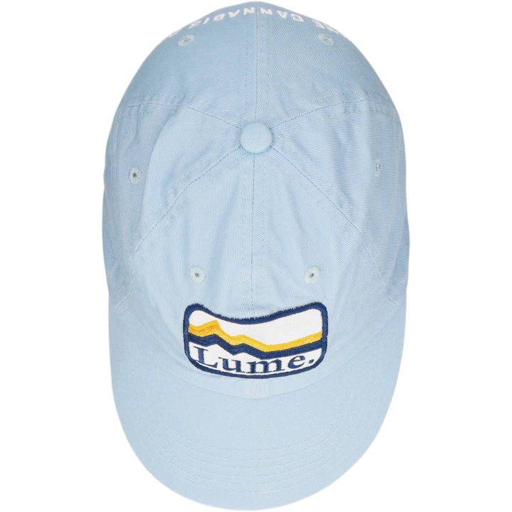 Lume Cannabis Co Dad Hat 6-Panel Cap (One Size Fits All) cotton Blue type light blue Vintage Second Hand