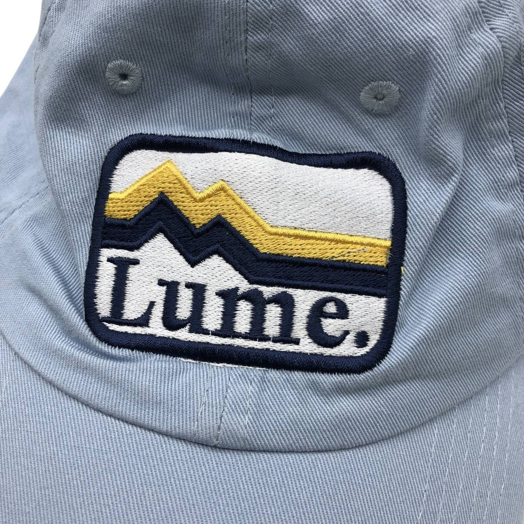 Lume Cannabis Co Dad Hat 6-Panel Cap (One Size Fits All) cotton Blue type light blue Vintage Second Hand