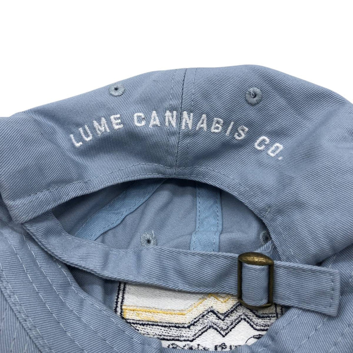 Lume Cannabis Co Dad Hat 6-Panel Cap (One Size Fits All) cotton Blue type light blue Vintage Second Hand