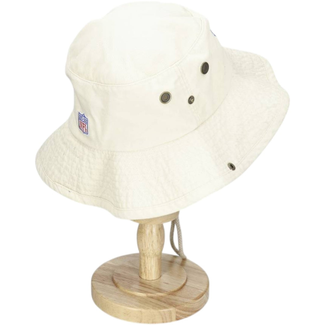 Reebok NFL New York Giants Bucket Hat (One Size Fits All) cotton pale white type Vintage Second Hand