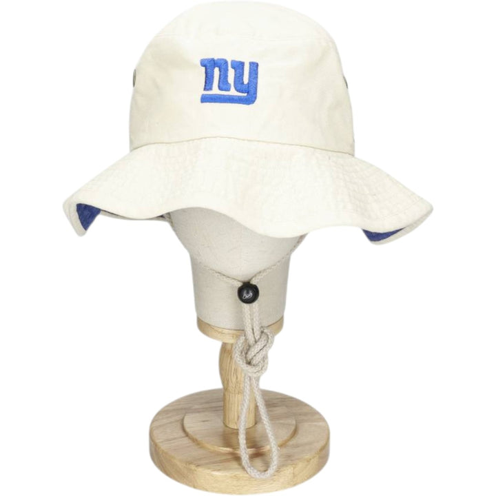 Reebok NFL New York Giants Bucket Hat (One Size Fits All) cotton pale white type Vintage Second Hand