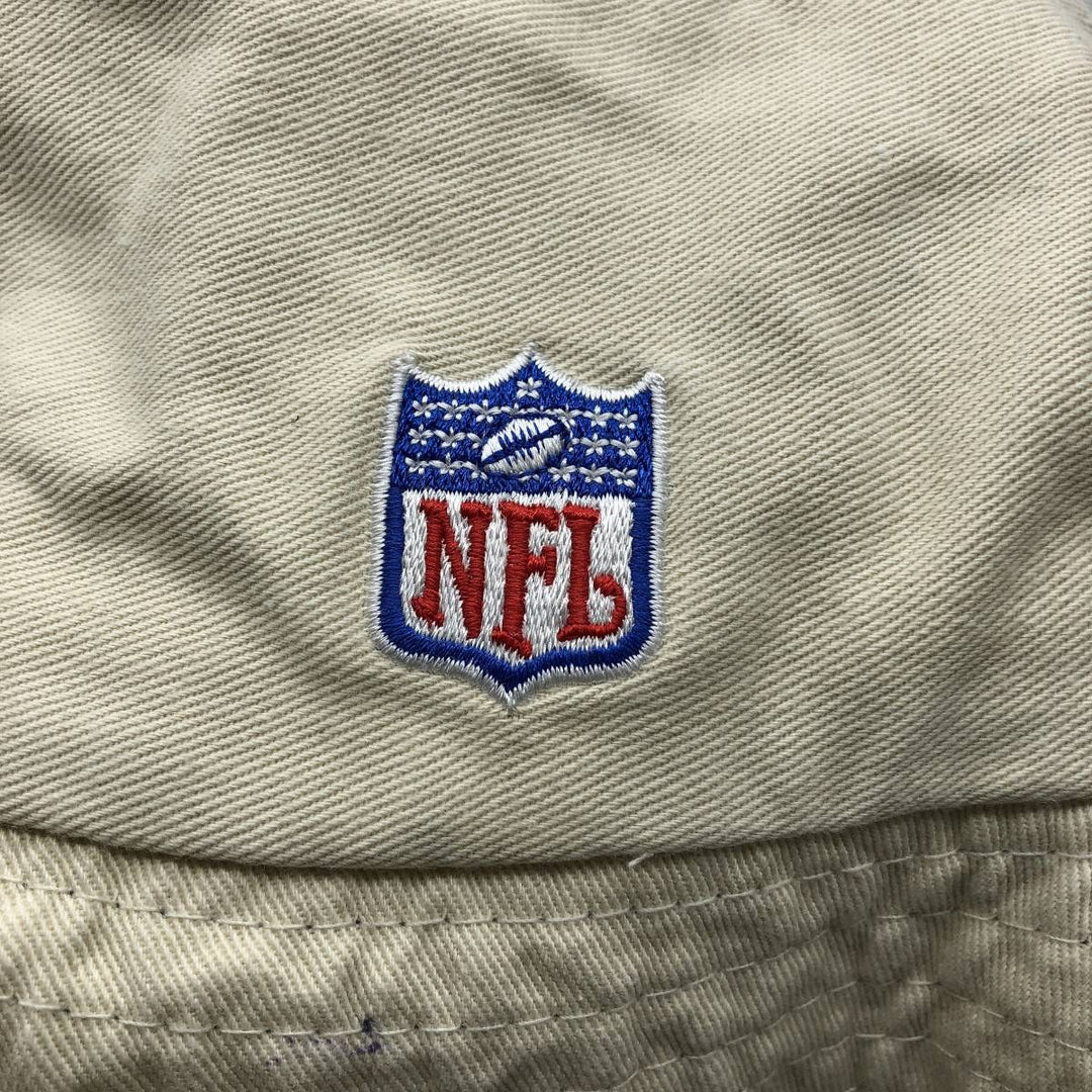 Reebok NFL New York Giants Bucket Hat (One Size Fits All) cotton pale white type Vintage Second Hand