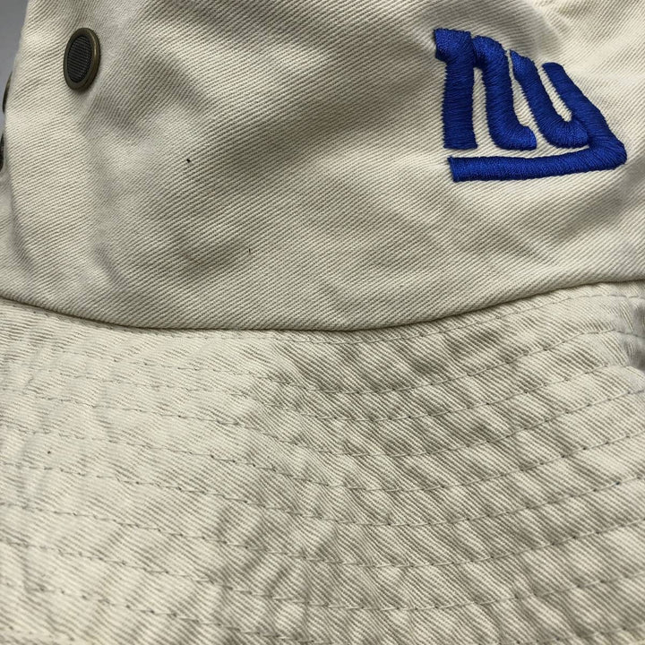Reebok NFL New York Giants Bucket Hat (One Size Fits All) cotton pale white type Vintage Second Hand