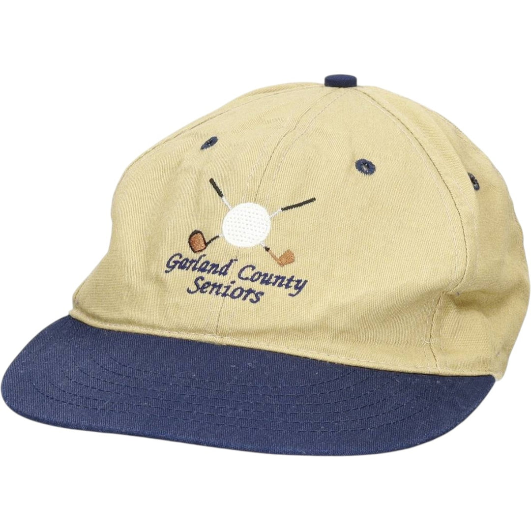 ~90'S TEXACE Two-Tone 6-Panel Cap, Made in USA, One Size Fits All (Vintage) unclear Beige type Vintage Second Hand