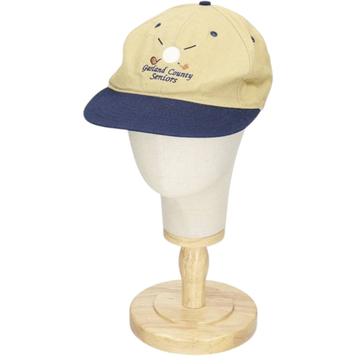 ~90'S TEXACE Two-Tone 6-Panel Cap, Made in USA, One Size Fits All (Vintage) unclear Beige type Vintage Second Hand