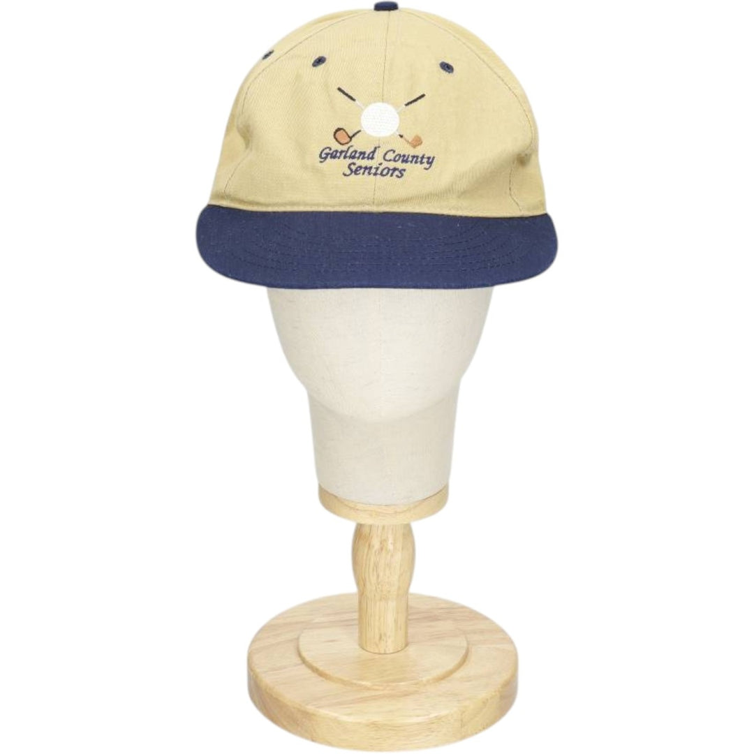 ~90'S TEXACE Two-Tone 6-Panel Cap, Made in USA, One Size Fits All (Vintage) unclear Beige type Vintage Second Hand