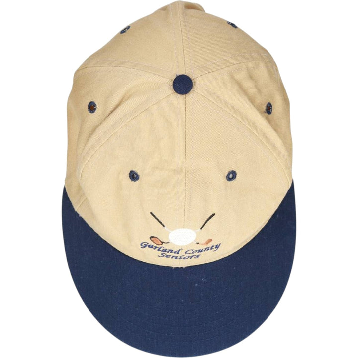 ~90'S TEXACE Two-Tone 6-Panel Cap, Made in USA, One Size Fits All (Vintage) unclear Beige type Vintage Second Hand