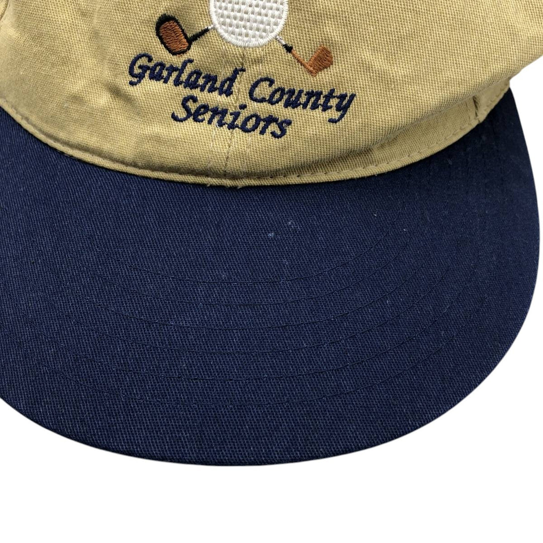 ~90'S TEXACE Two-Tone 6-Panel Cap, Made in USA, One Size Fits All (Vintage) unclear Beige type Vintage Second Hand