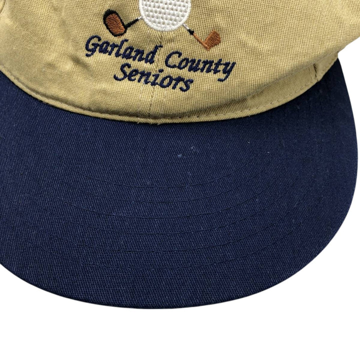 ~90'S TEXACE Two-Tone 6-Panel Cap, Made in USA, One Size Fits All (Vintage) unclear Beige type Vintage Second Hand