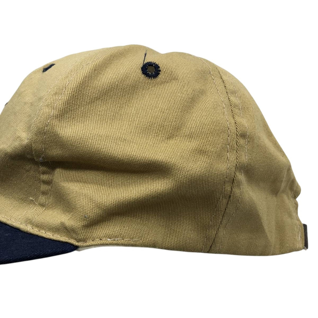 ~90'S TEXACE Two-Tone 6-Panel Cap, Made in USA, One Size Fits All (Vintage) unclear Beige type Vintage Second Hand