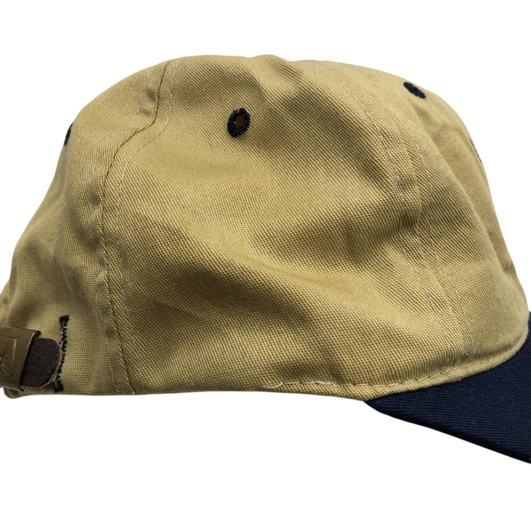 ~90'S TEXACE Two-Tone 6-Panel Cap, Made in USA, One Size Fits All (Vintage) unclear Beige type Vintage Second Hand
