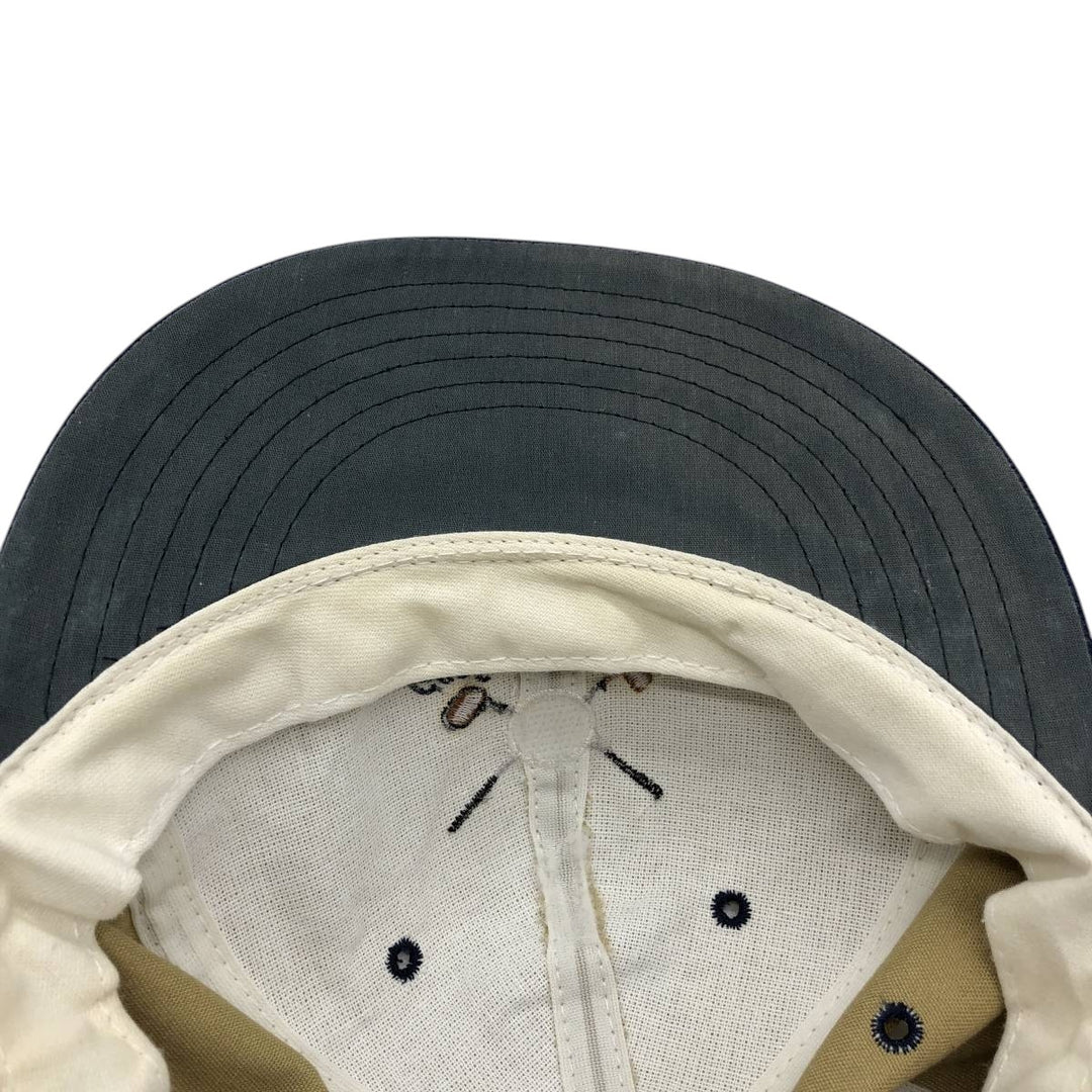 ~90'S TEXACE Two-Tone 6-Panel Cap, Made in USA, One Size Fits All (Vintage) unclear Beige type Vintage Second Hand