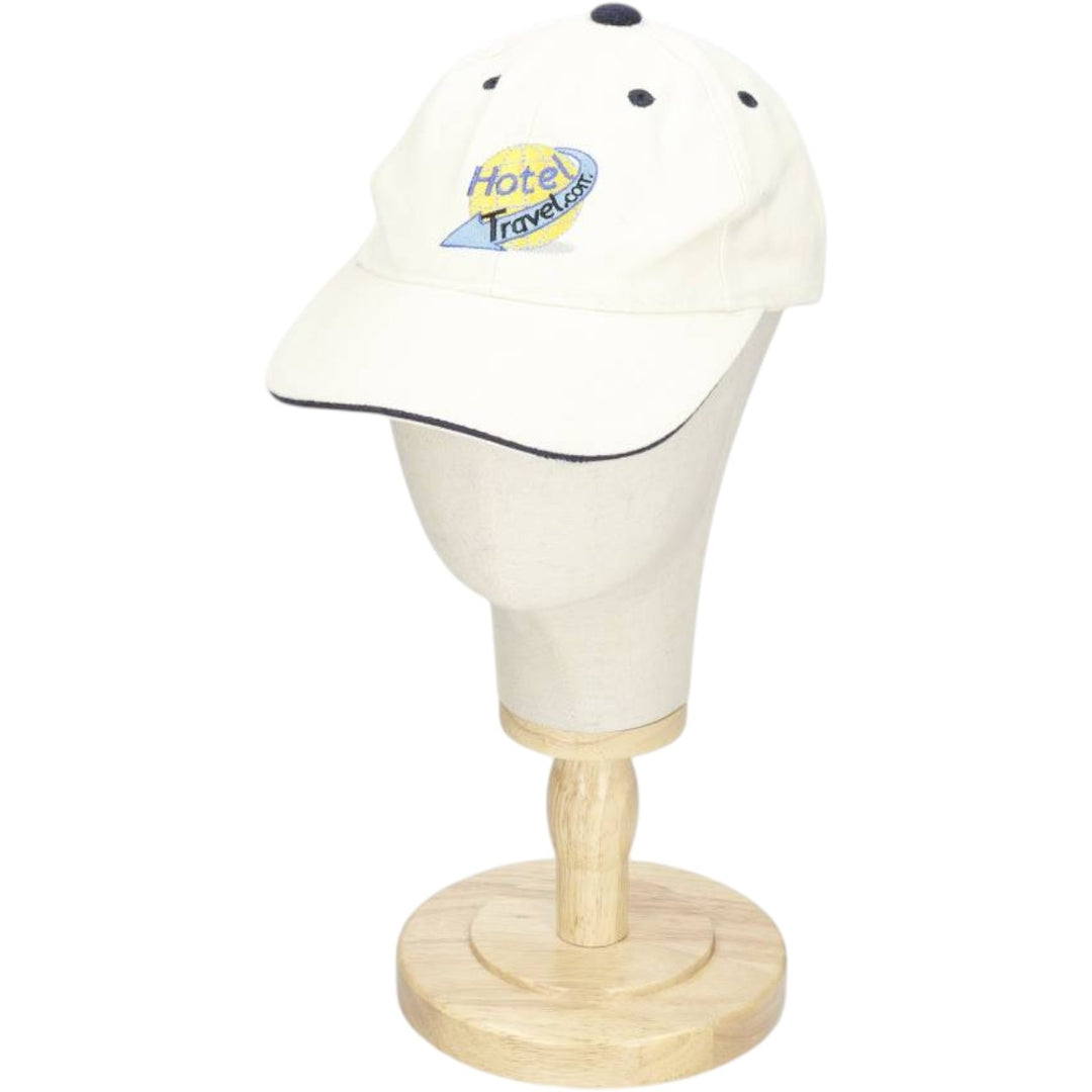 Advertising 6-Panel Cap, One Size Fits All unclear white type Vintage Second Hand