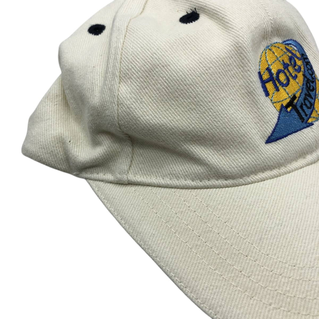 Advertising 6-Panel Cap, One Size Fits All unclear white type Vintage Second Hand