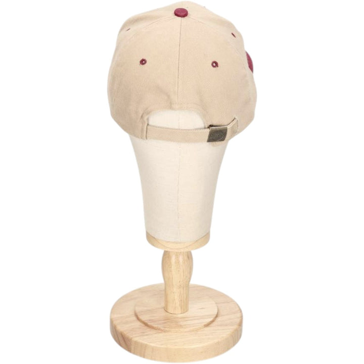 ~90'S NISSUN Two-Tone Advertising 6-Panel Cap, One Size Fits All, Vintage unclear Beige type Vintage Second Hand