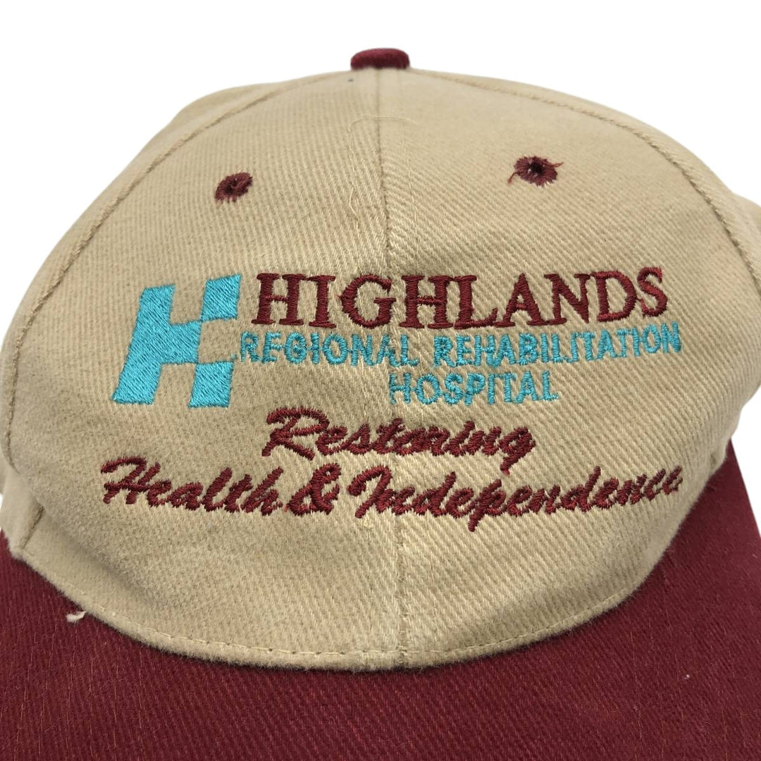 ~90'S NISSUN Two-Tone Advertising 6-Panel Cap, One Size Fits All, Vintage unclear Beige type Vintage Second Hand