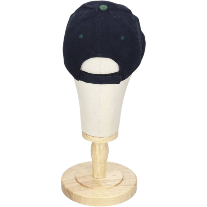 Advertising Two-Tone Suede 6-Panel Cap (One Size Fits All) cotton green type Vintage Second Hand