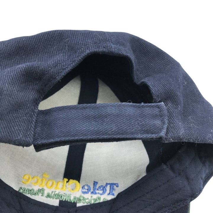 Advertising Two-Tone Suede 6-Panel Cap (One Size Fits All) cotton green type Vintage Second Hand