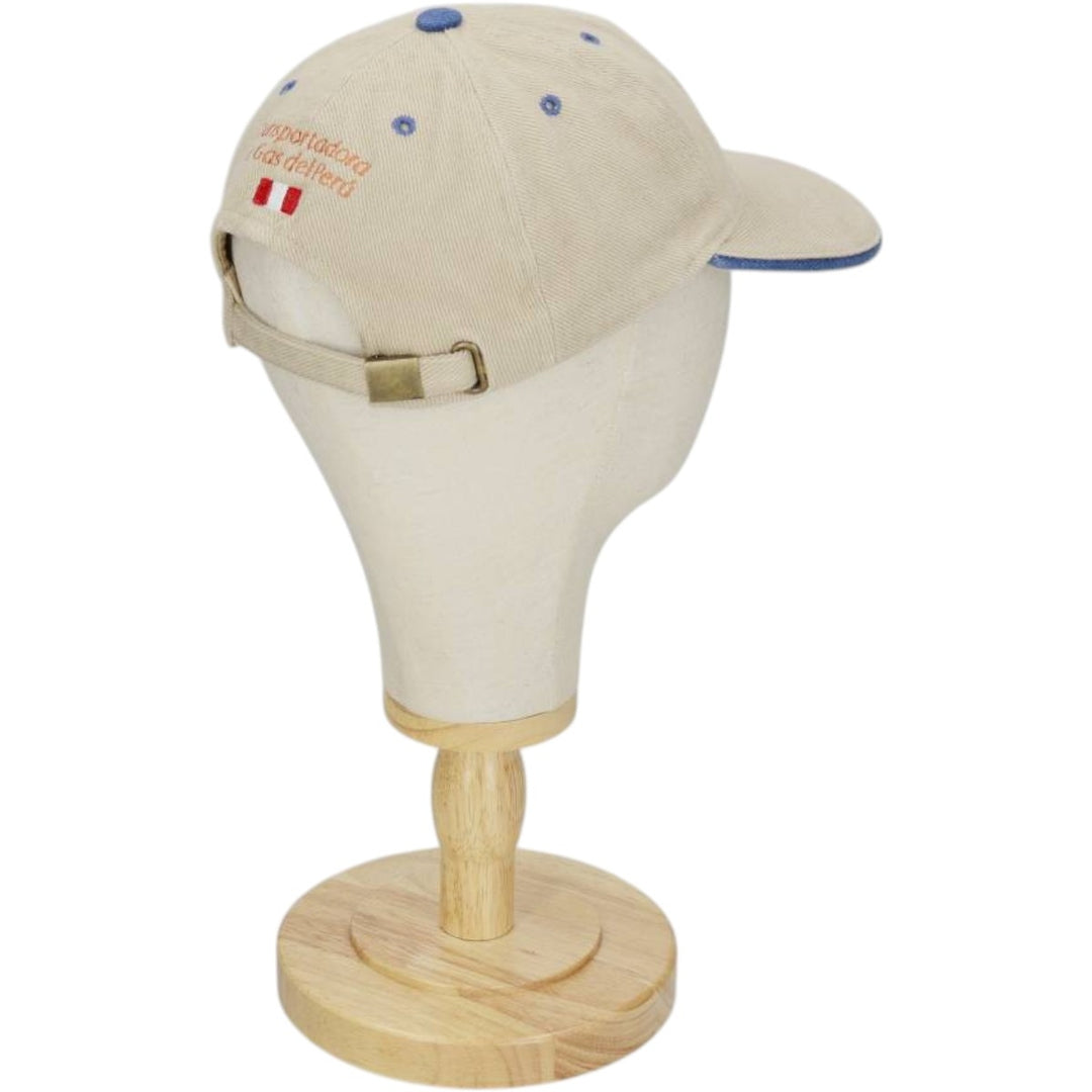 ALICA I AND I SUPPLIERS Advertising 6-Panel Cap (One Size Fits All) unclear Beige type Vintage Second Hand