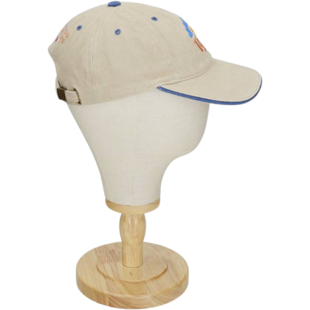 ALICA I AND I SUPPLIERS Advertising 6-Panel Cap (One Size Fits All) unclear Beige type Vintage Second Hand