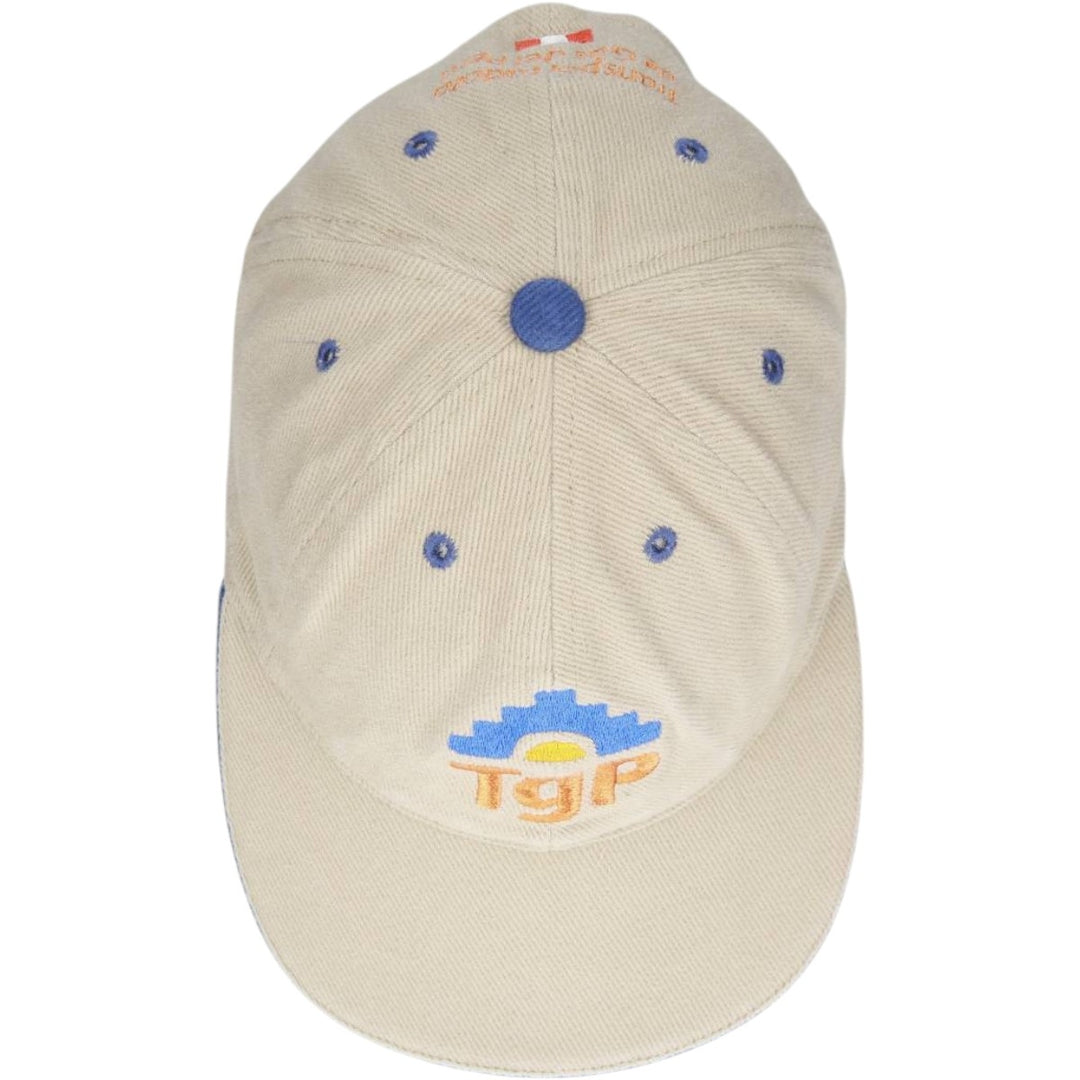 ALICA I AND I SUPPLIERS Advertising 6-Panel Cap (One Size Fits All) unclear Beige type Vintage Second Hand